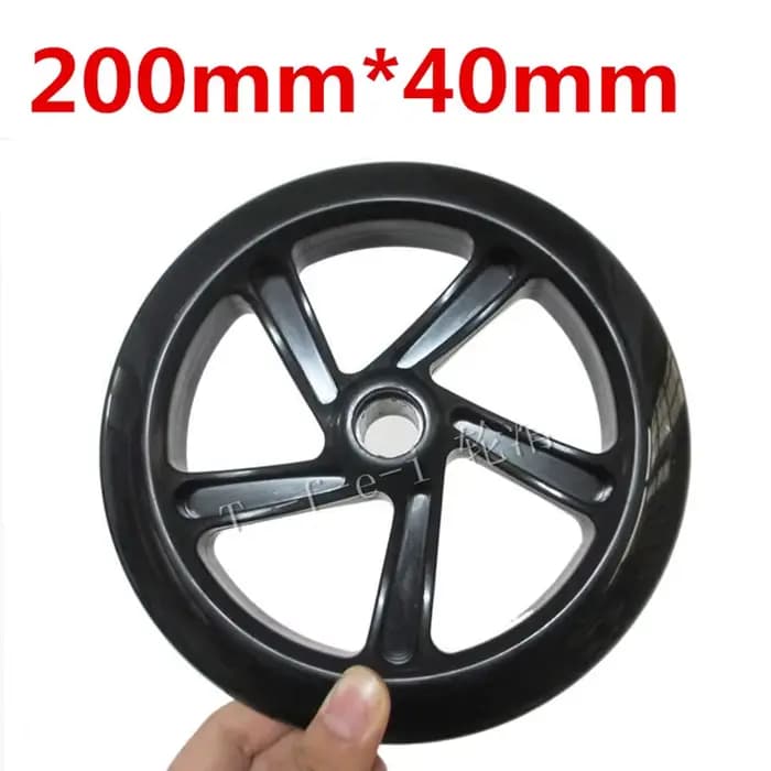 1 pièce 200mm 180mm 175mm 145mm 120mm 40mm 30mm 24mm pneu de roue de patinage de Scooter Durable PU Skateboard Rodas avec roulement