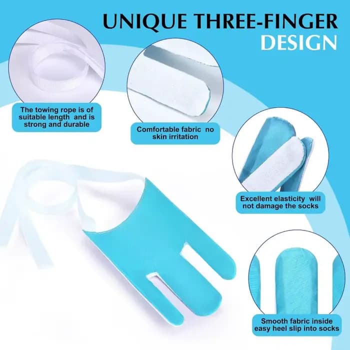 Enfile-chaussettes, outil d'aide à la mise et au retrait des chaussettes