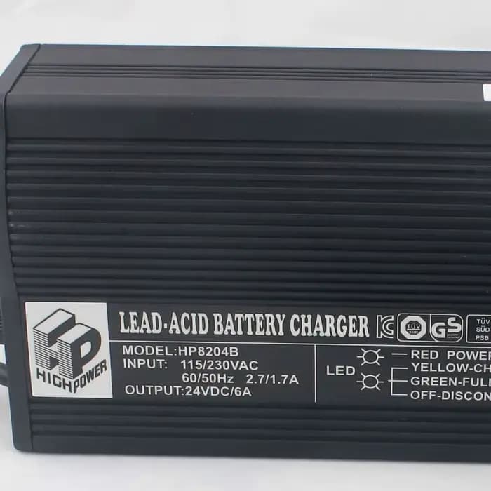 Gardens-Chargeur de batterie au gel au plomb pour scooter ou fauteuil roulant électrique