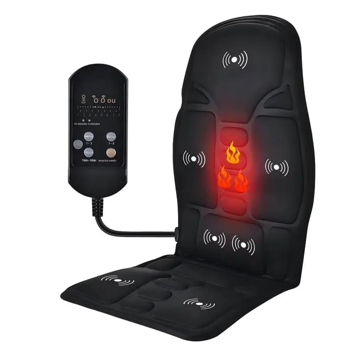 Coussin de massage portable pour le corps entier, pour le cou, le dos, la taille, les hanches, à utiliser à la maison, au bureau ou en voiture