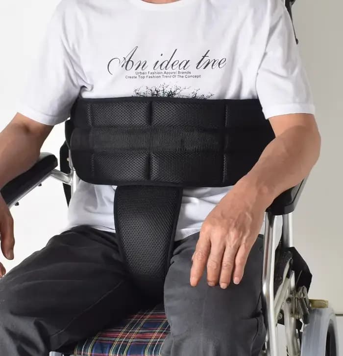 Ceintures de protection pour fauteuil roulant