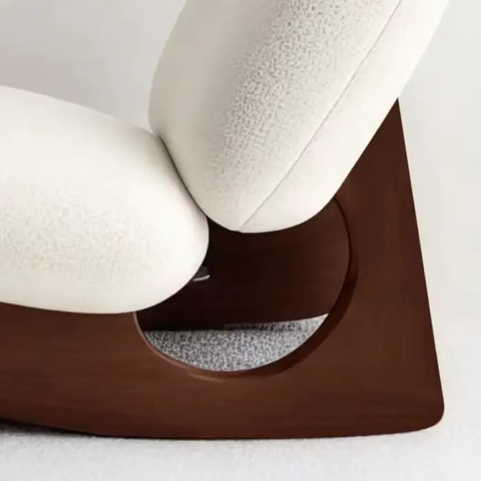 Chaises de salon à bascule pour balcon, chaises de salon tatami, sièges uniques, chaises de salon avec support dorsal, chaise longue, mobilier de maison