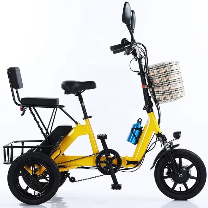 2025 Tricycle électrique pliant Scooter passager