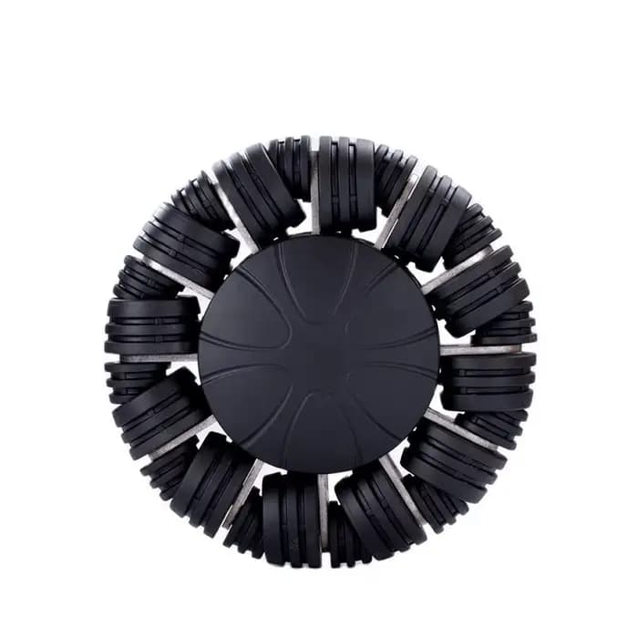 Roues Omni en TPU roue omnidirectionnelle roulette électrique pour fauteuil roulant