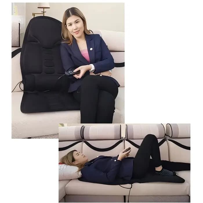 Coussin de massage portable pour le corps entier, pour le cou, le dos, la taille, les hanches, à utiliser à la maison, au bureau ou en voiture
