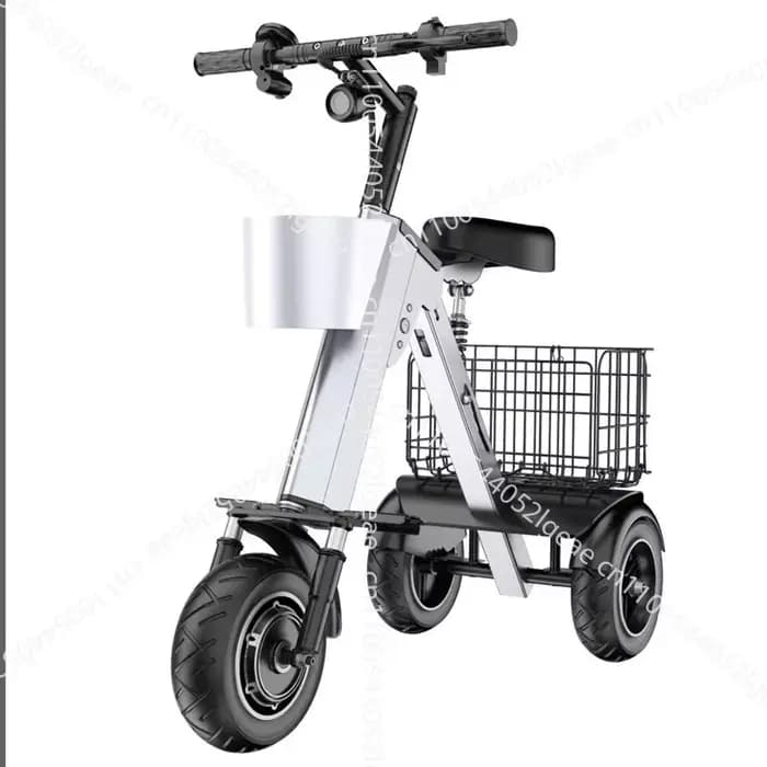 Scooter électrique pliable léger 48V pour deux personnes