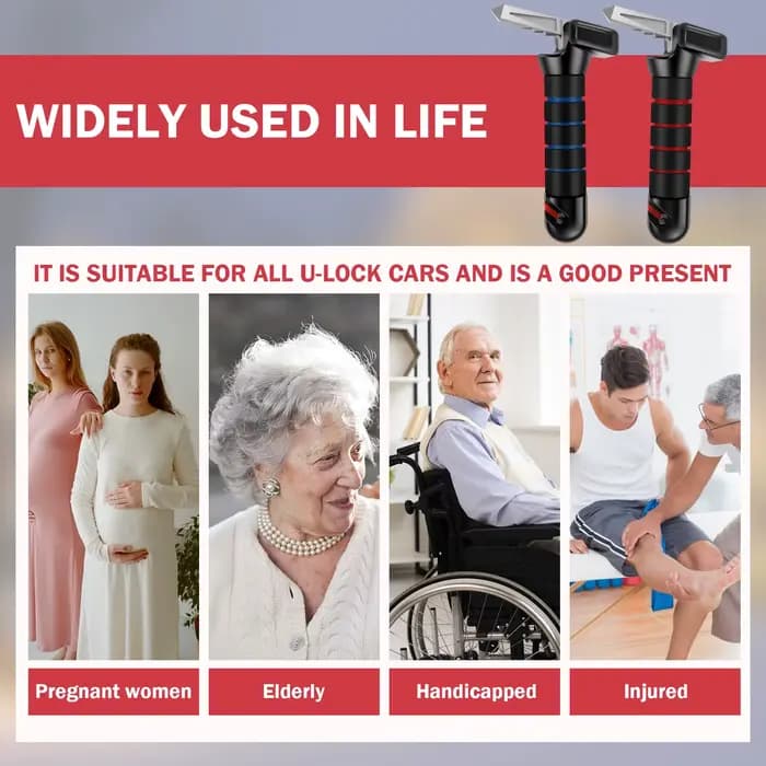 1/2 pièces poignée de voiture canne véhicule porte barre d'appui support aide Portable outil d'aide à la mobilité accessoire automobile pour enfants personnes âgées