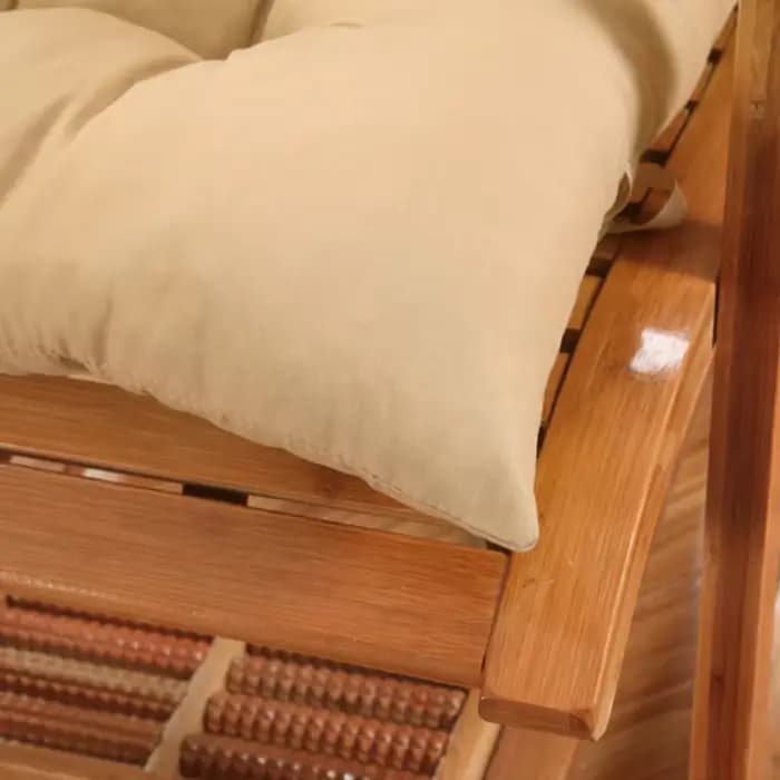 Coussin de chaise longue universel épais toutes saisons, 1 pièce, coussin de chaise à bascule adapté aux chaises en rotin, Tatami 18,9X47,2 pouces