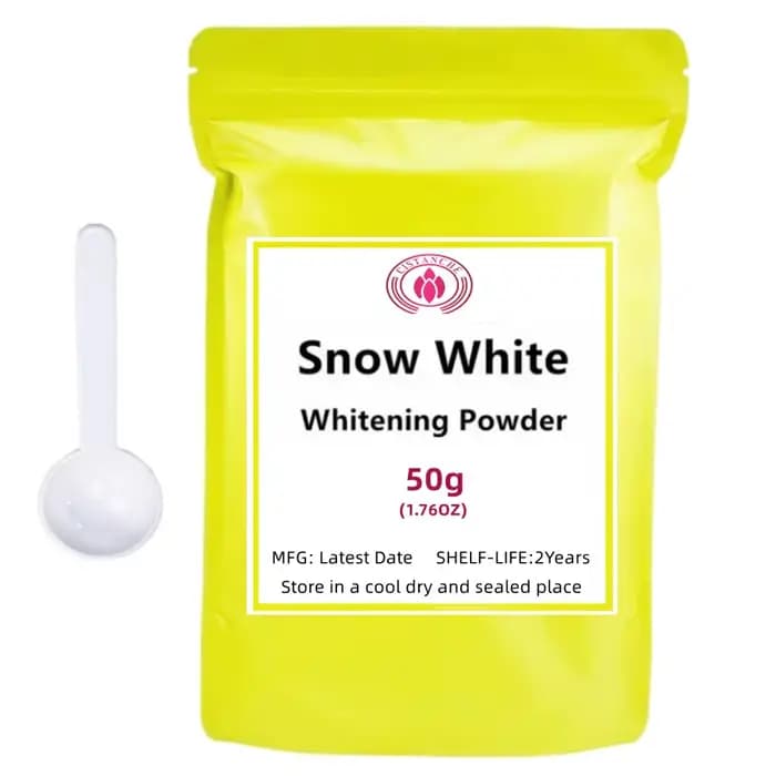 Pure Nture-Poudre de Blanche-Neige de Qualité Cosmétique, Blanchiment, Élimine les Surfaces Foncées, Soins de la Peau, DIY