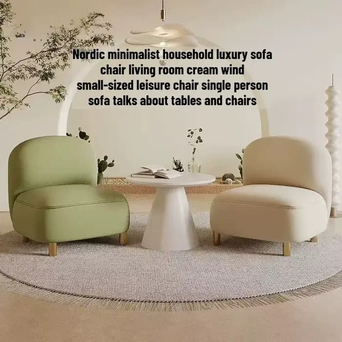 Fauteuil de lecture individuel nordique, chaise d'appoint pour balcon, chaise de bureau, fauteuil relaxant, Poltronas Decorativas, mobilier coloré