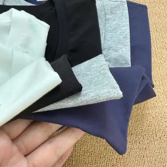 T-shirts pour femmes, vêtements féminins, col en V, manches courtes, polo pour femmes, matière en coton, vêtements pour femmes de haute qualité