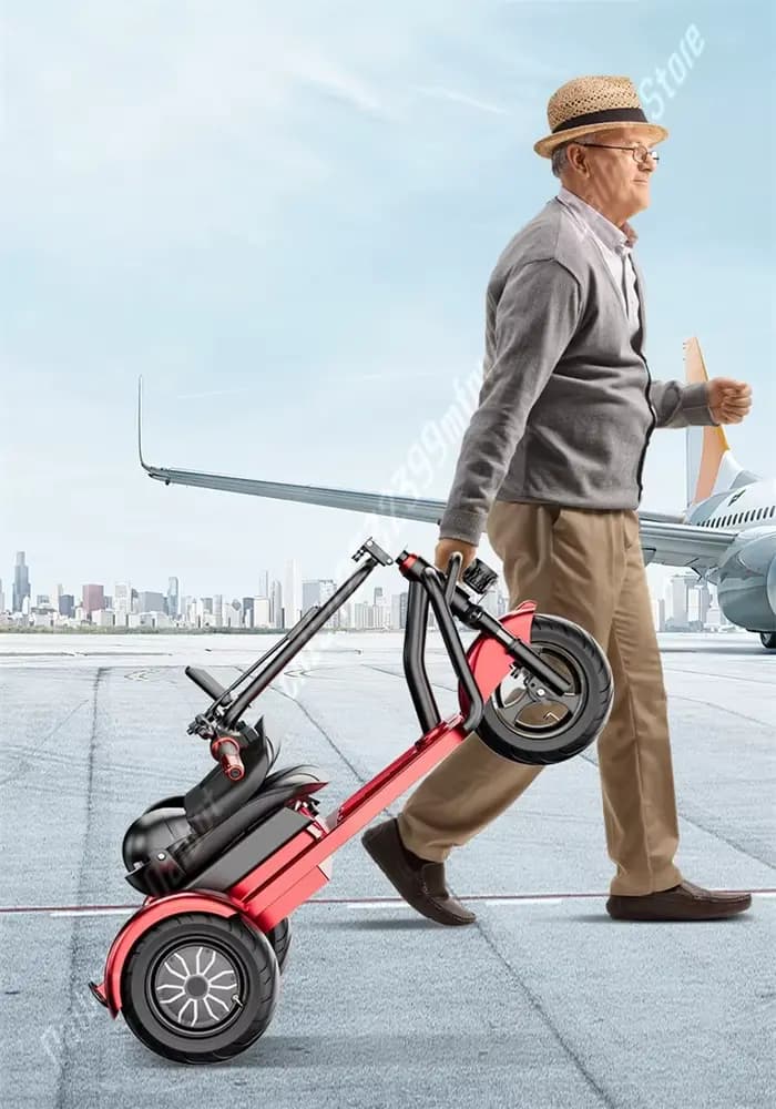 1000W puissant voyage 3 roues léger pliant Scooter de mobilité pour personnes âgées 48V petit Tricycle électrique