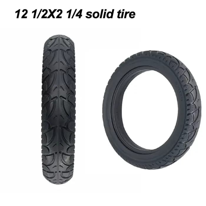 Pneu de véhicule électrique 12 1/2x2 1/4 Solide 57-203 Pneumatique 12,5 pouces