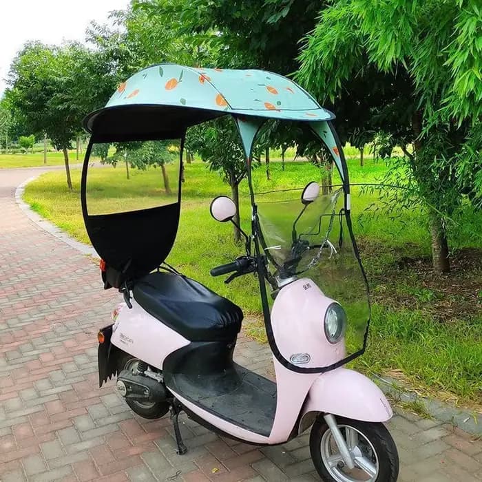 Auvent de protection contre la pluie et le soleil pour scooter