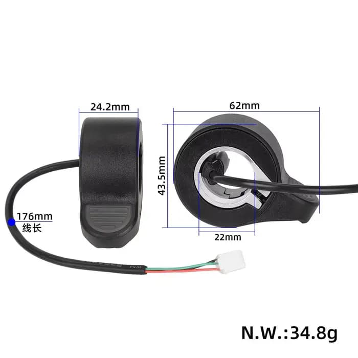 Accélérateur de puissance d'origine pour Scooter électrique Xiaomi 4 Lite (2e génération)