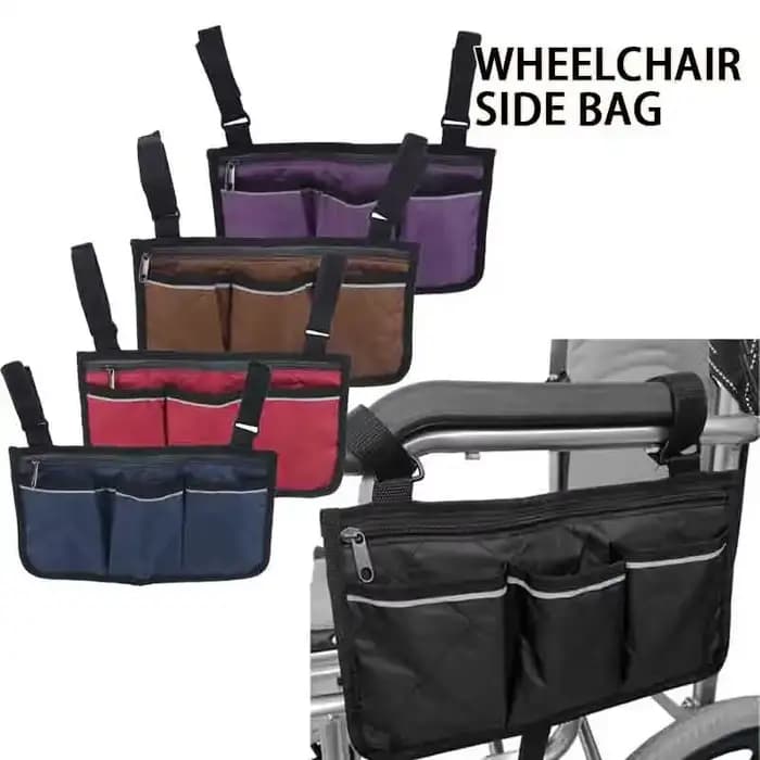 Nouveau sac de rangement latéral pour accoudoir de fauteuil roulant