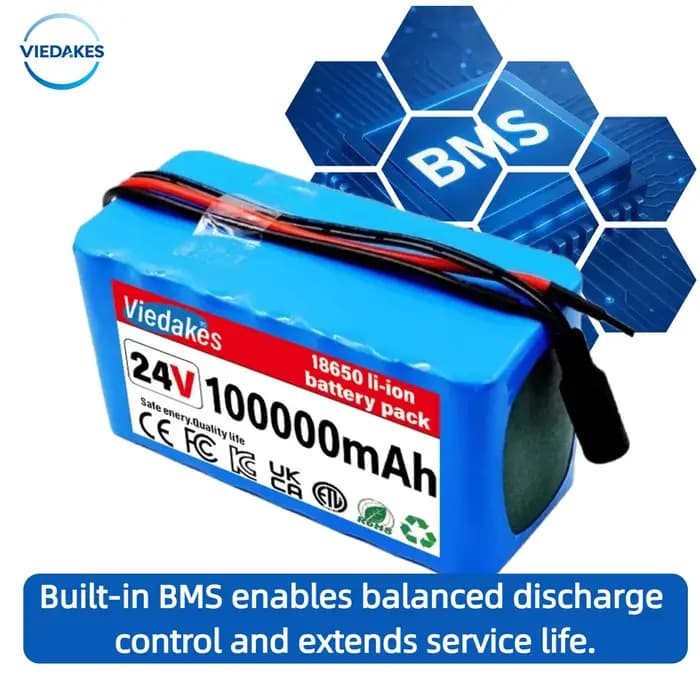🔋 Batterie Li-ion rechargeable de haute qualité 24V 100Ah pour fauteuil roulant électrique
