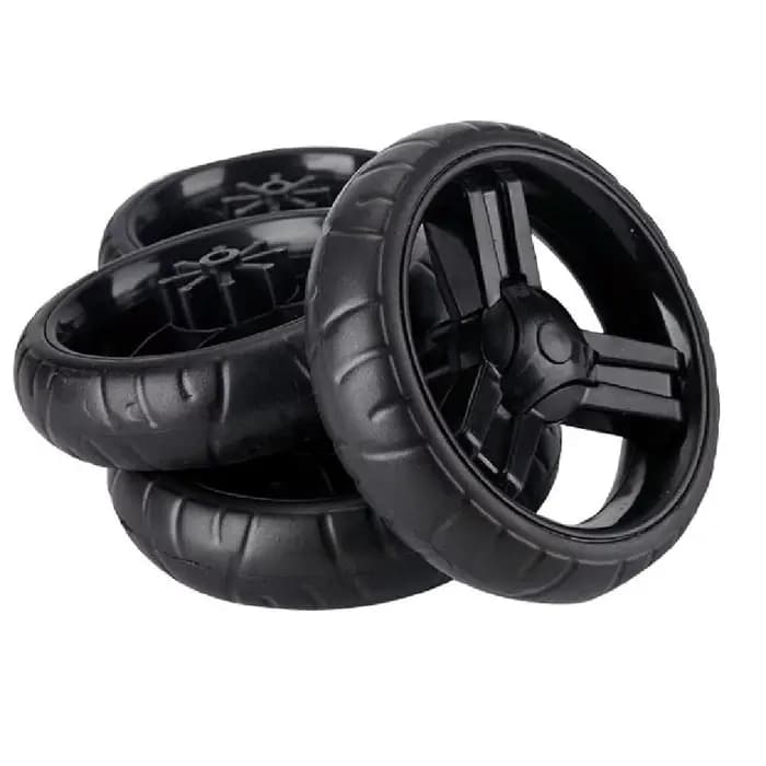 Roulette coordonnante pour fauteuil roulant
