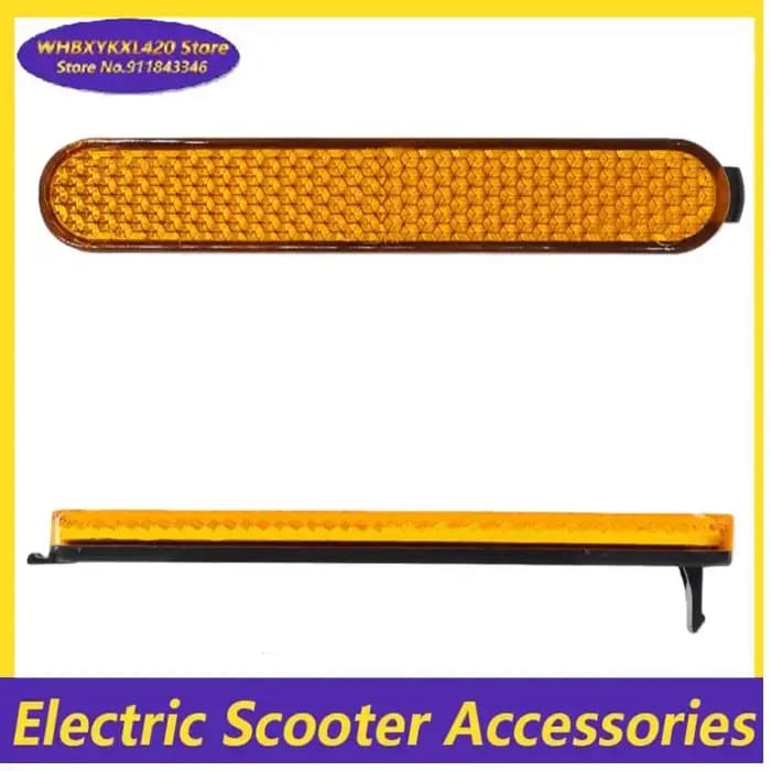 Couverture décorative latérale de scooter avec bandes réfléchissantes et vis des deux côtés, adaptée au scooter électrique Xiaomi M365