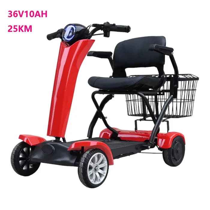 2025 Meilleur Eec Coc Eu Entrepôt Bonne Qualité 4 Roues Longue Range Portable Automatique Pliable Sc