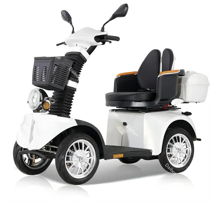 Scooter de mobilité pliant Stock ue pour personnes âgées handicapées 4 roues avec Certification CEE