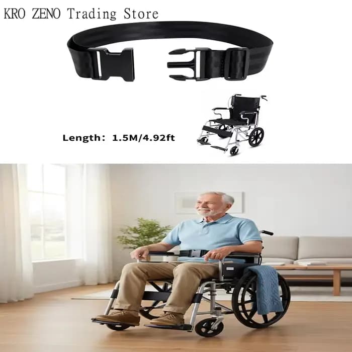 Ceinture de sécurité réglable à dégagement rapide pour fauteuil roulant, sangle de maintien pour la