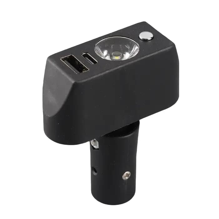 Éclairage pour fauteuil roulant électrique, modèle universel, charge des téléphones portables, interface USB, accessoires pour fauteuil roulant électrique, angle réglable