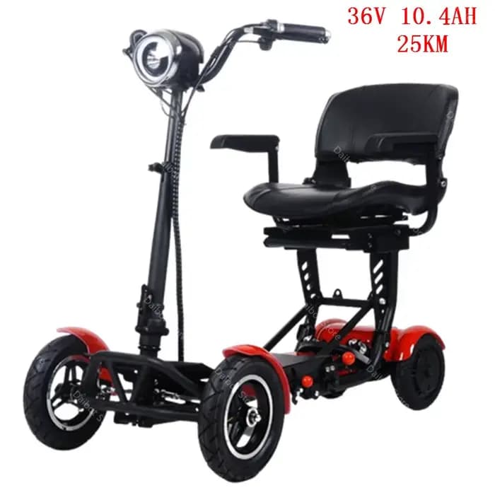 Scooter électrique à double moteur 250W x 2, pour adultes, scooters de mobilité de 10 pouces pour pe