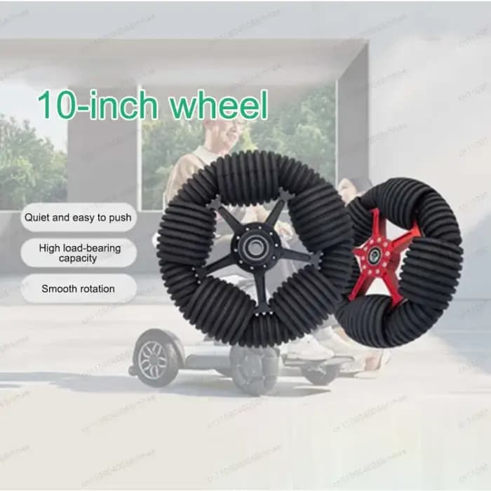 Roues omnidirectionnelles de 10 pouces, fauteuils roulants électriques pour personnes âgées, volants