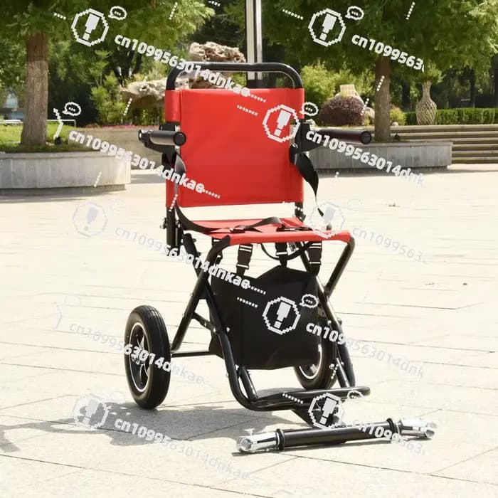 Remorque arrière pour fauteuil roulant électrique