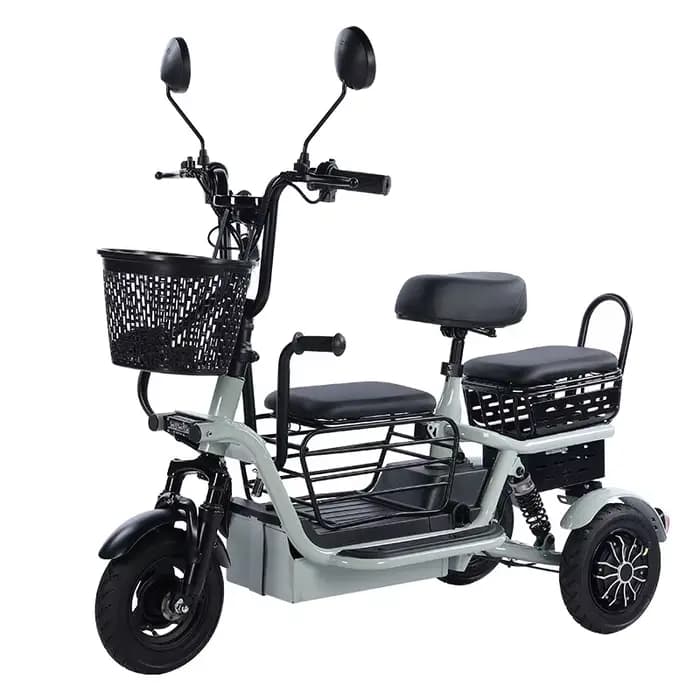 Scooter électrique pliant à 3 roues pour 3 personnes