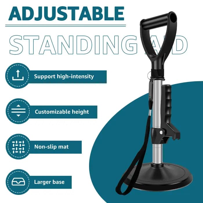Supports d'aide sur pied réglables, dispositif de levage sur pied pour personnes âgées, outil d'assistance à la mobilité antidérapant pour personnes âgées, pour la vie quotidienne Mobile