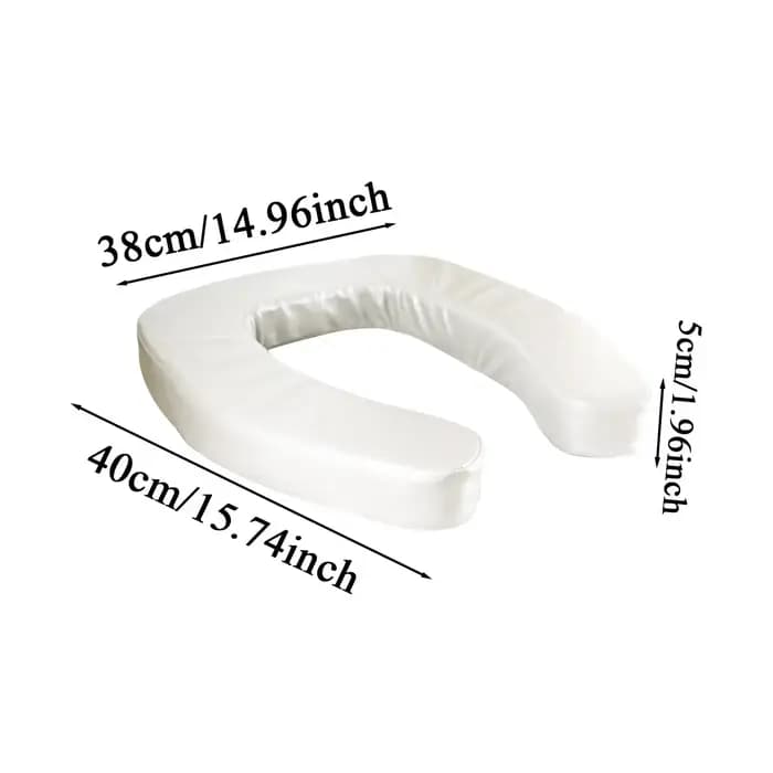 Rehausseur de siège de toilette antidérapant et imperméable