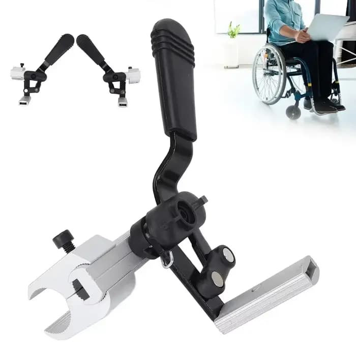 Frein à main pour fauteuil roulant électrique mécanique antidérapant