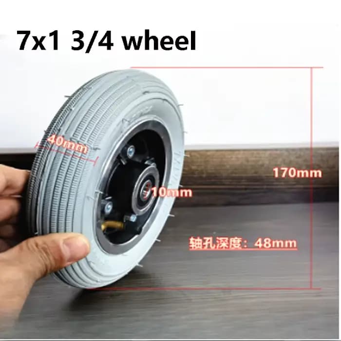 Roues avant de scooter électrique pour fauteuil roulant