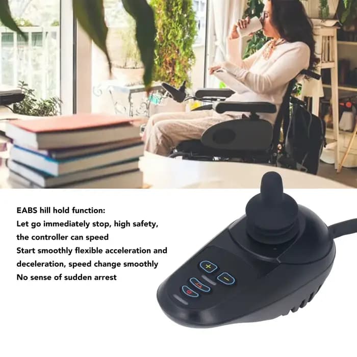 Contrôleur de Remplacement pour Fauteuil Roulant Électrique, Joystick à Dissipation Rapide de la Cha