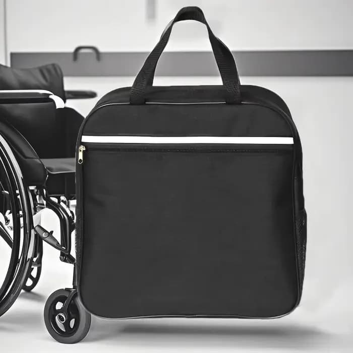 Sac de rangement multifonctionnel pour fauteuil roulant - Sac à dos suspendu à l'arrière pour person