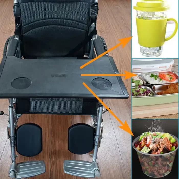 Fauteuil roulant léger avec poignées amovibles