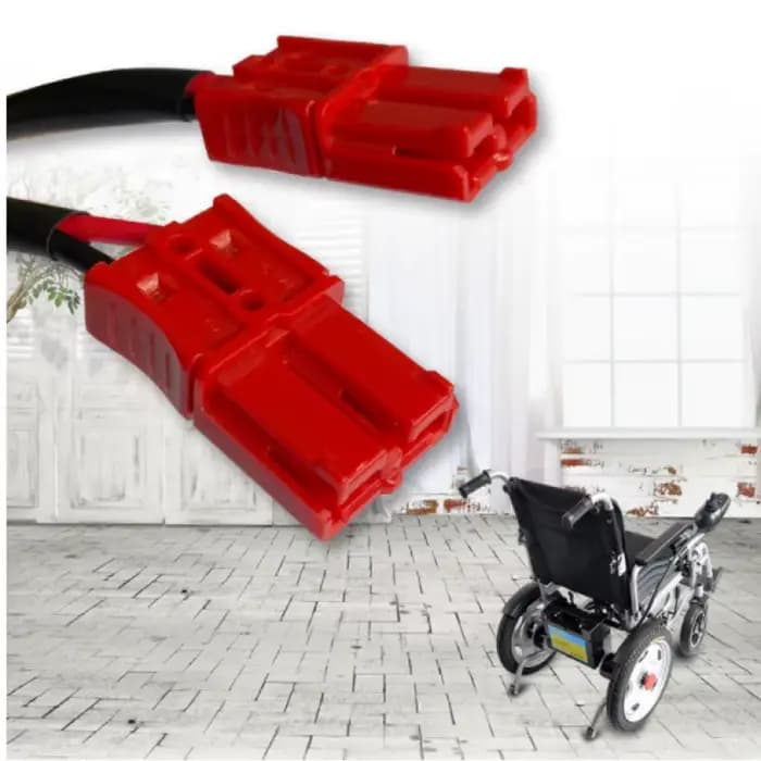 Accessoires universels pour fauteuils roulants électriques : connecteur de batterie