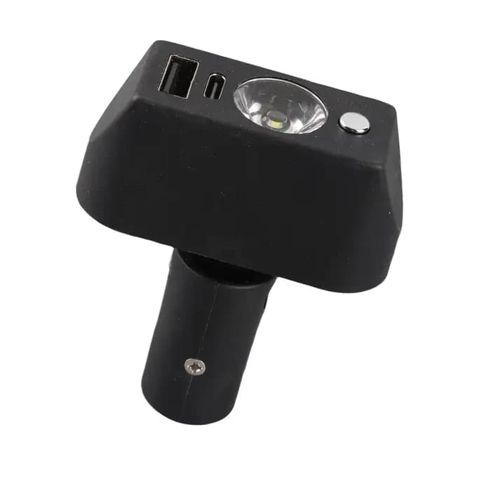Éclairage pour fauteuil roulant électrique, modèle universel, charge des téléphones portables, interface USB, accessoires pour fauteuil roulant électrique, angle réglable