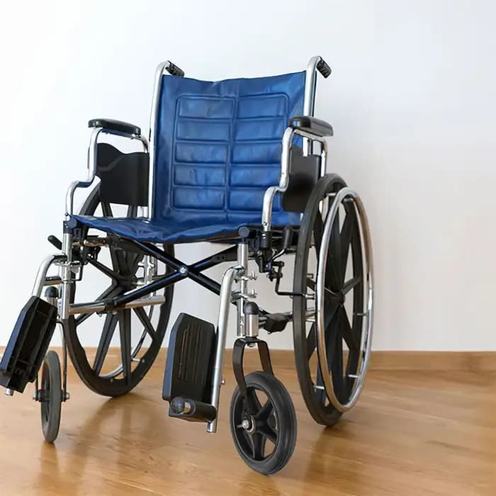 4 roues avant pour fauteuil roulant, pneus en caoutchouc robustes de 7 pouces, roulettes à roulement