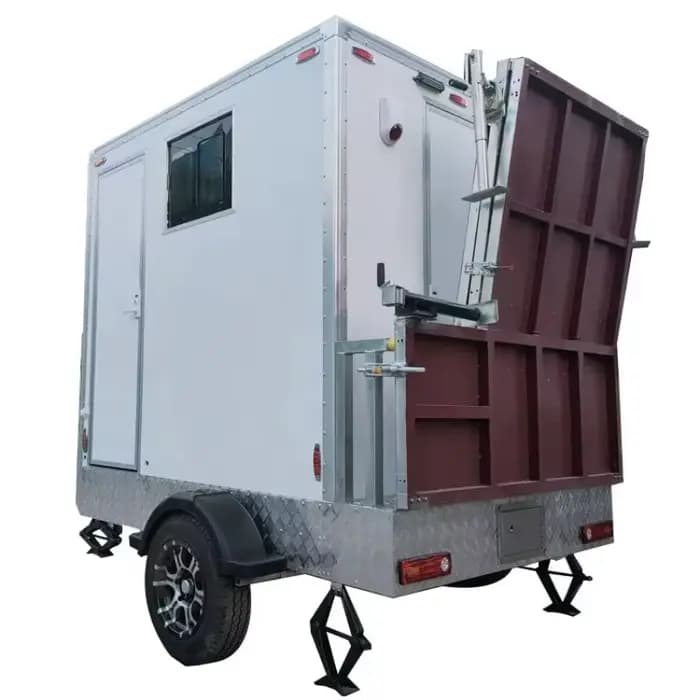 Toilettes mobiles pour personnes handicapées, remorque de toilettes accessible, toilettes portables