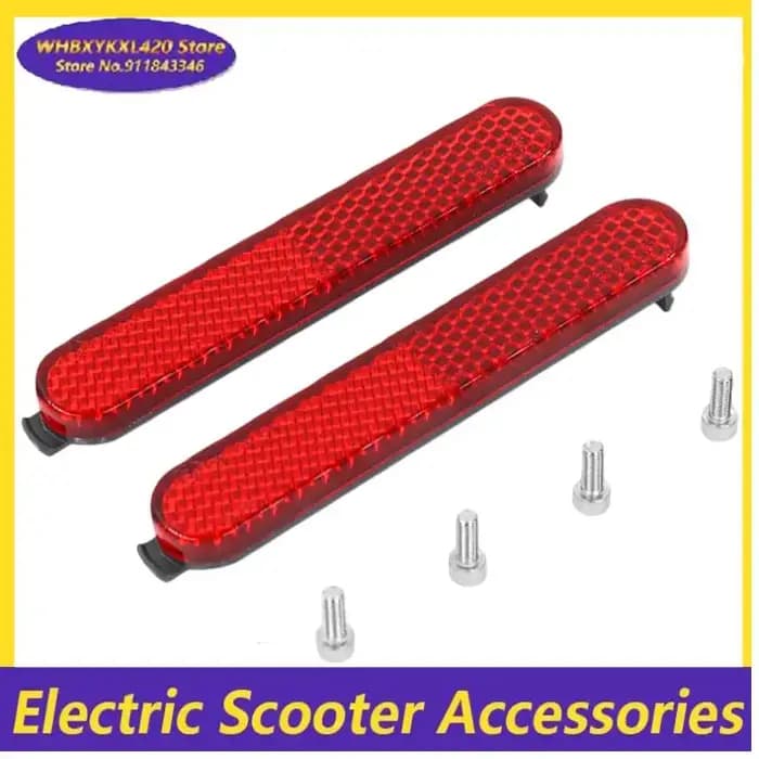 Couverture décorative latérale de scooter avec bandes réfléchissantes et vis des deux côtés, adaptée au scooter électrique Xiaomi M365