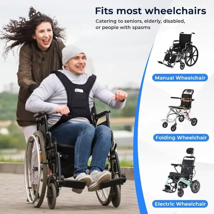 1 pièce Ceinture de sécurité anti-chute pour fauteuil roulant
