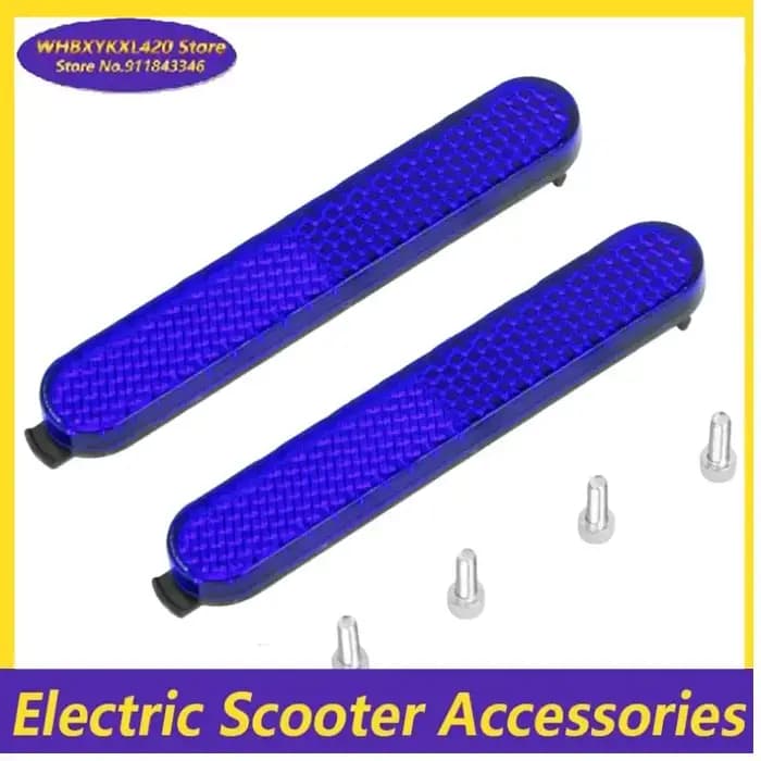 Couverture décorative latérale de scooter avec bandes réfléchissantes et vis des deux côtés, adaptée au scooter électrique Xiaomi M365